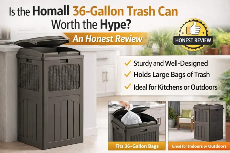 Is the Homall 36-Gallon Trash Can Worth the Hype? An Honest Review